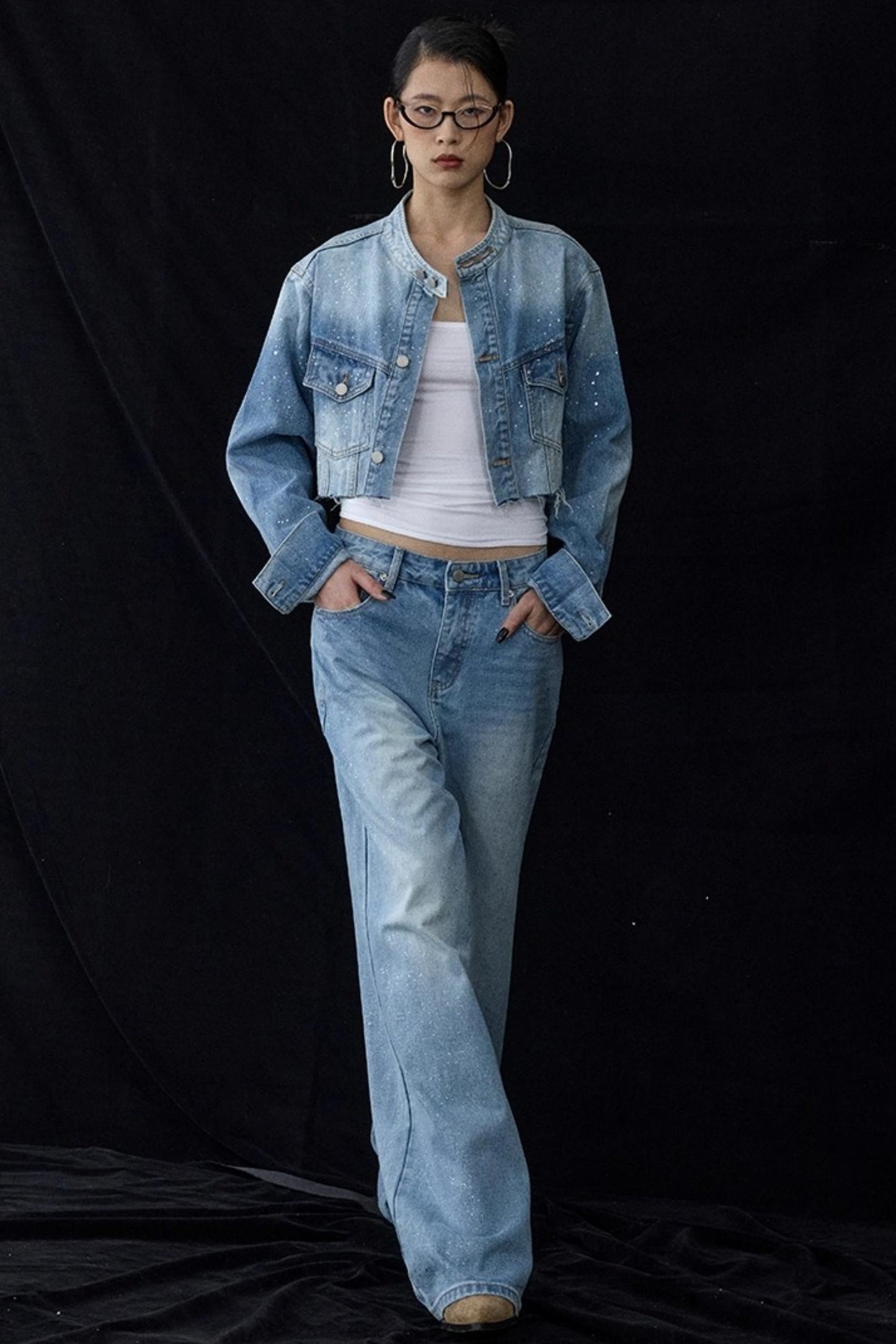 Blue Winter Denim Jacket