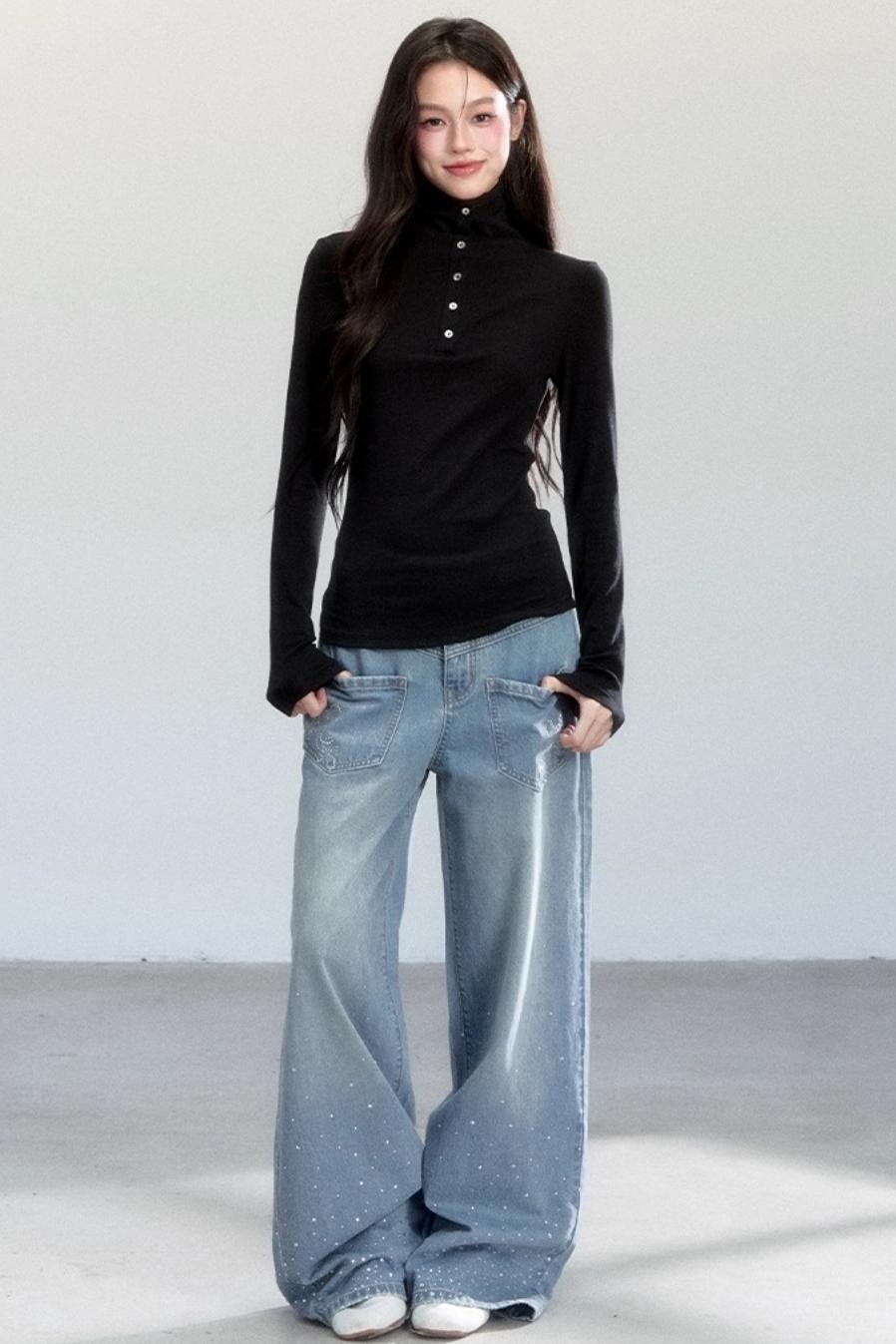 Fragile Slim Long Sleeve T-Shirt