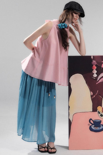 Dandelion Draped Vest Top