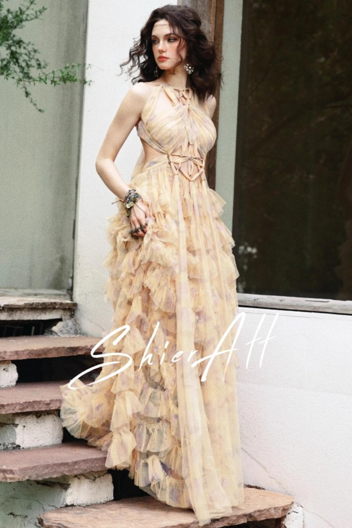 Wandering Wave Holiday Dress