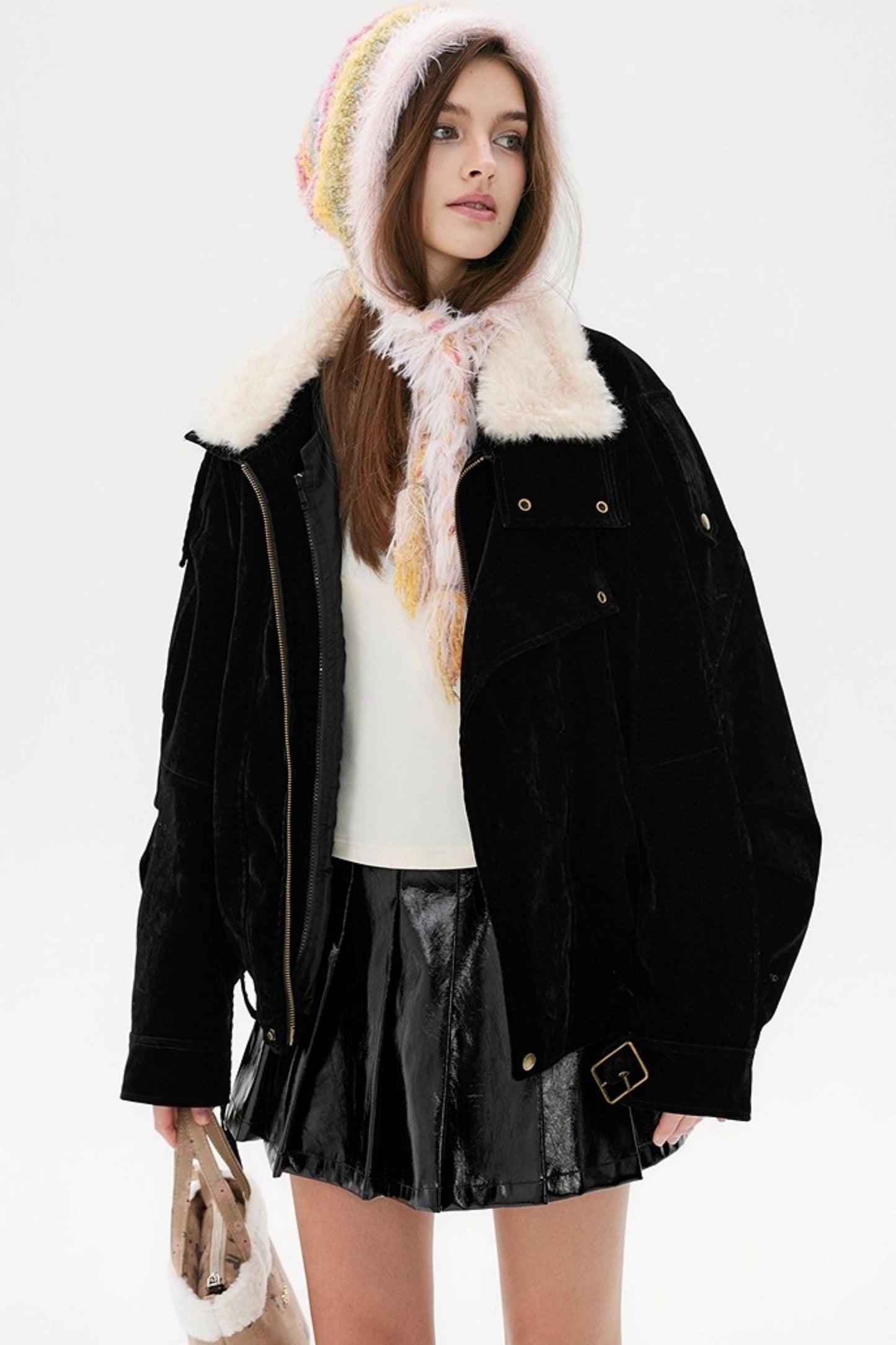 Gradient Knitted Beanie