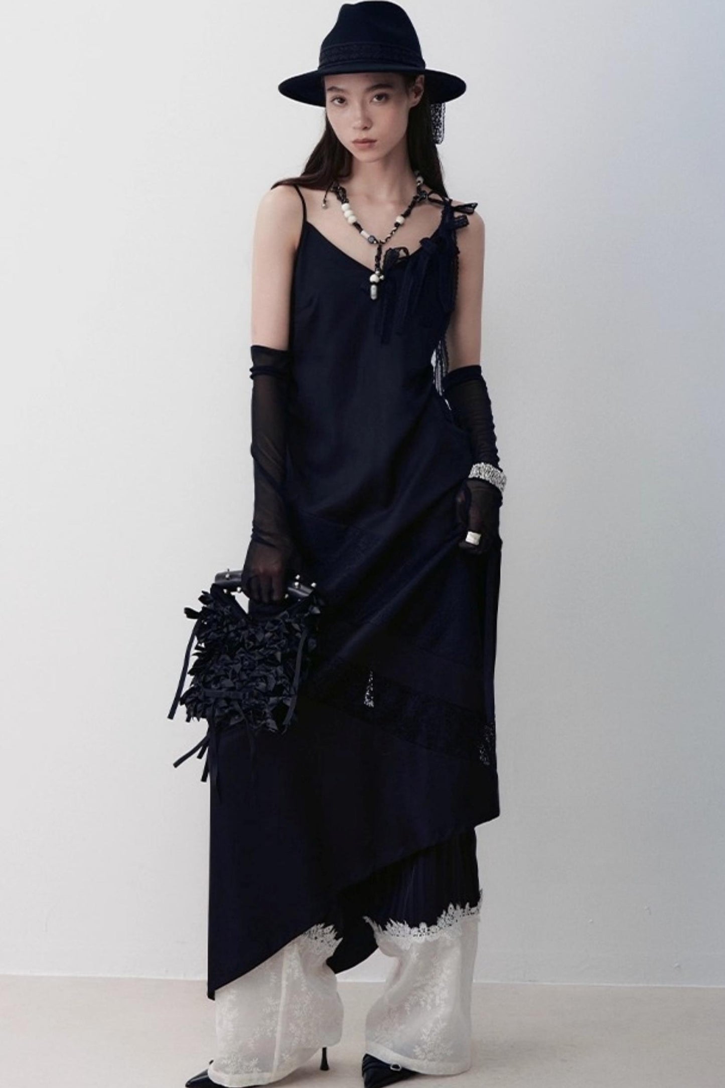 Unique Heart Beaded Glass Necklace