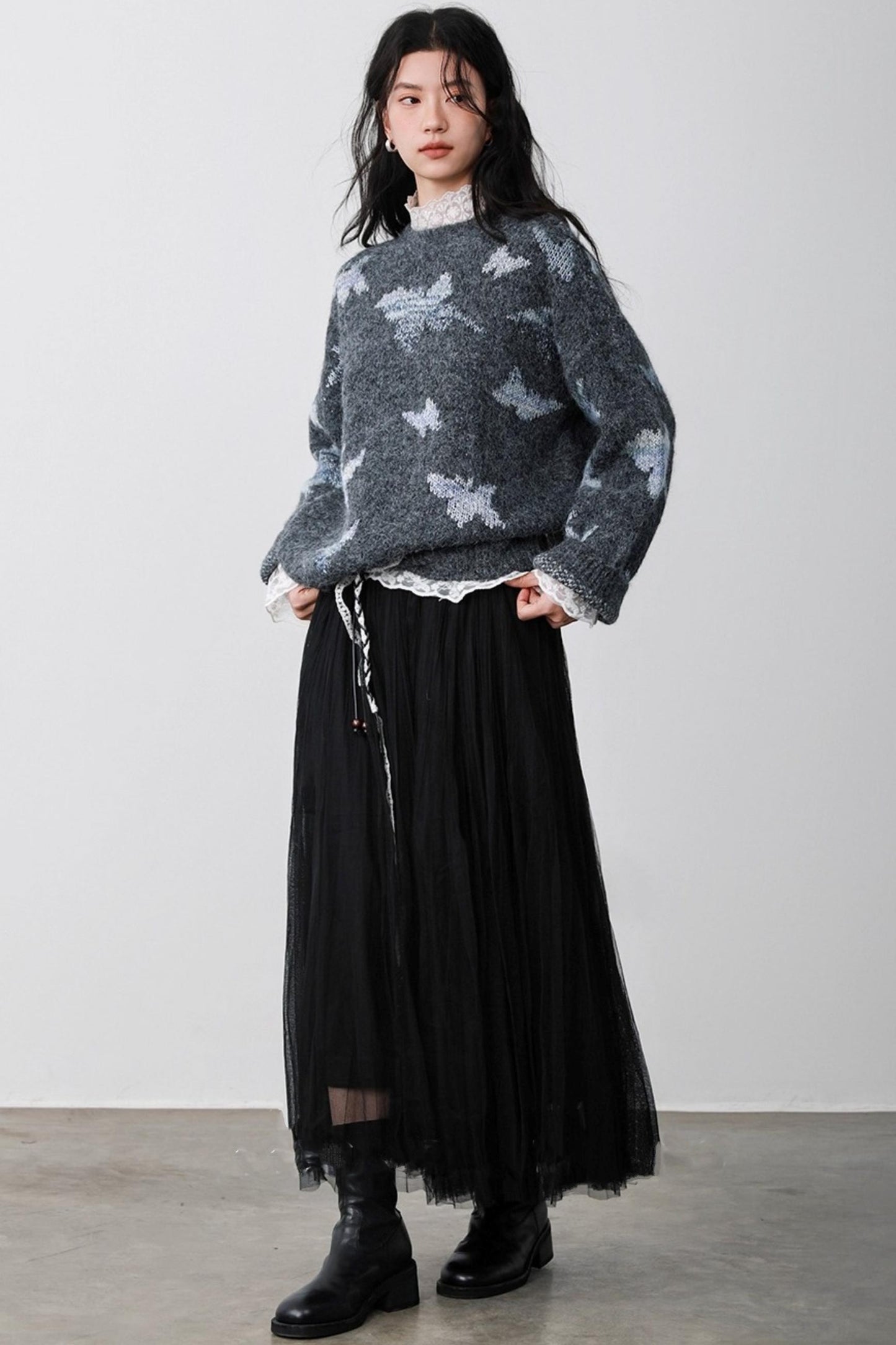 Flowing Cloud Gauze Skirt
