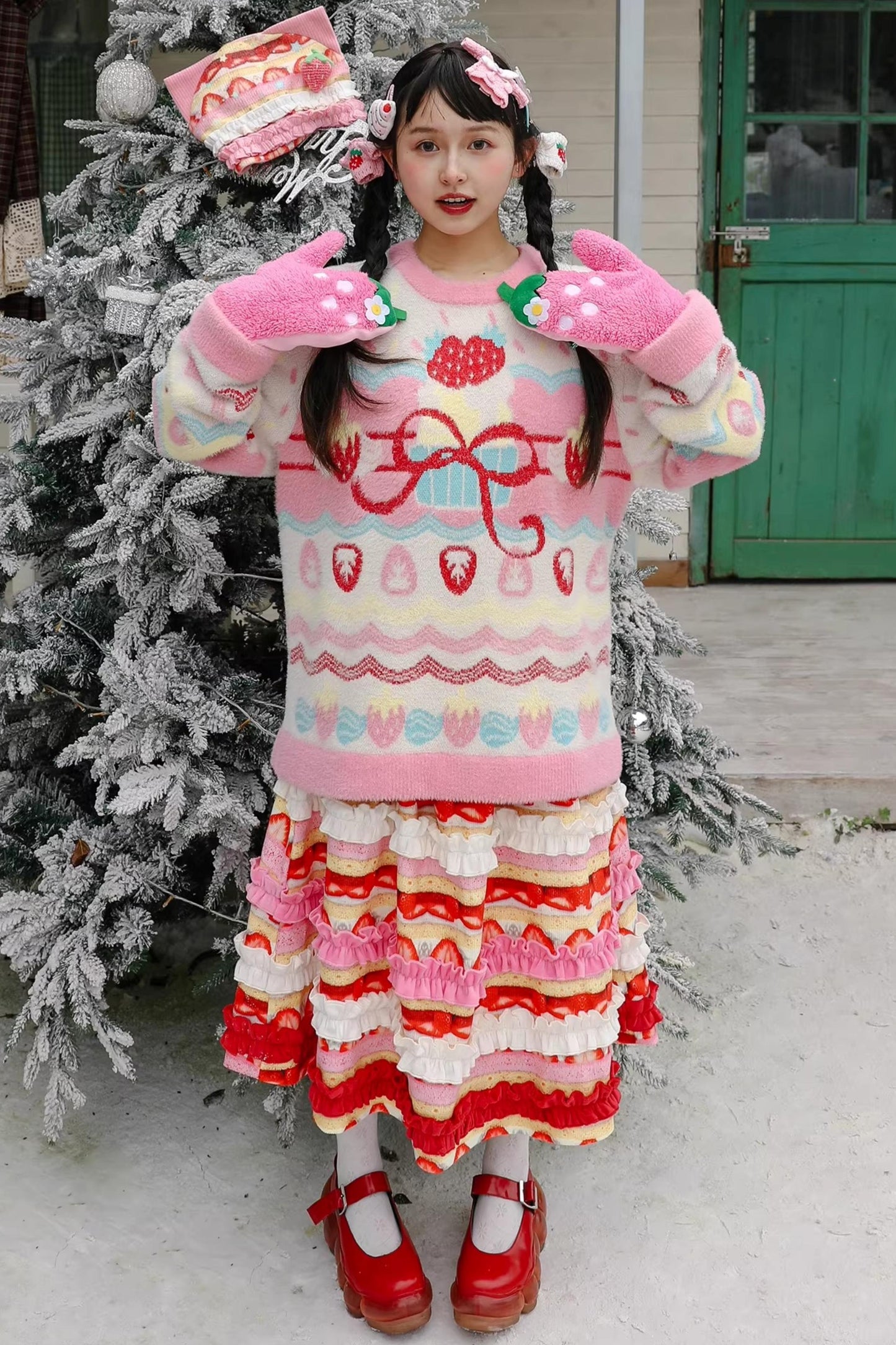 Strawberry Mink Sweater