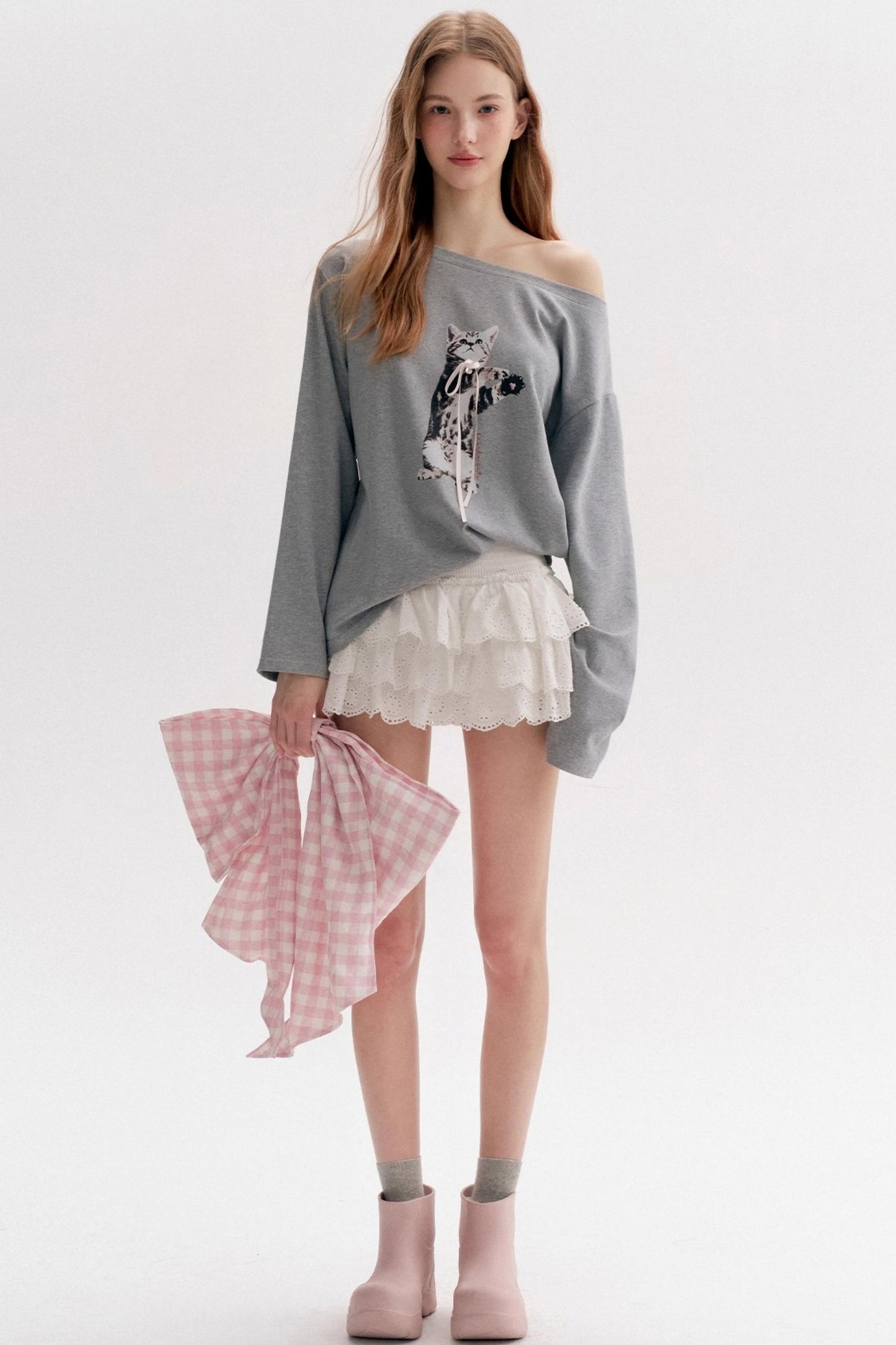 Rule Lace Puffy Cake Skirt