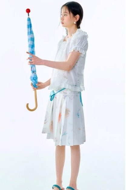 Starfish Pleated Skirt Set-Up