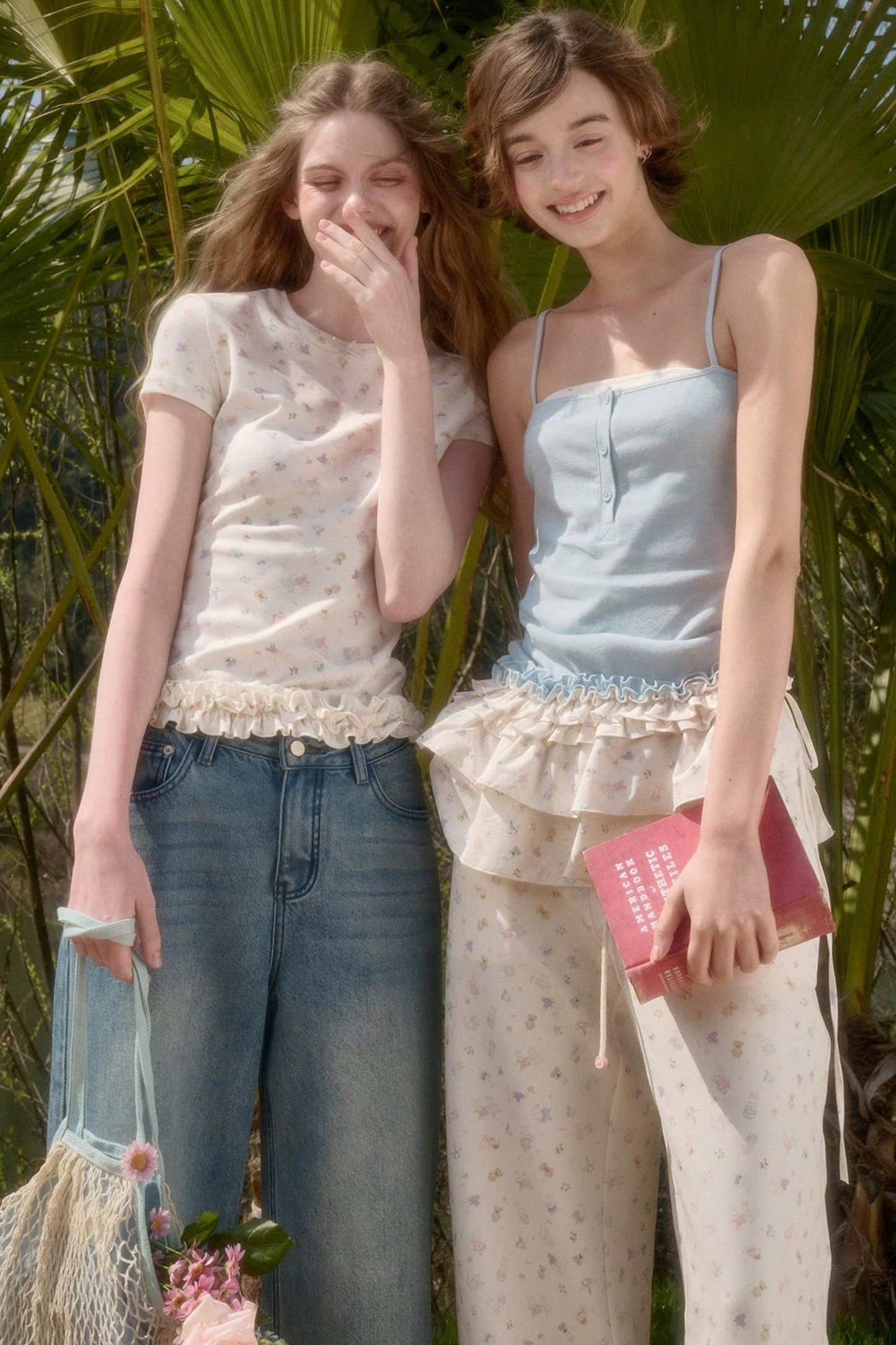Little Rabbit Wide-Leg Pants