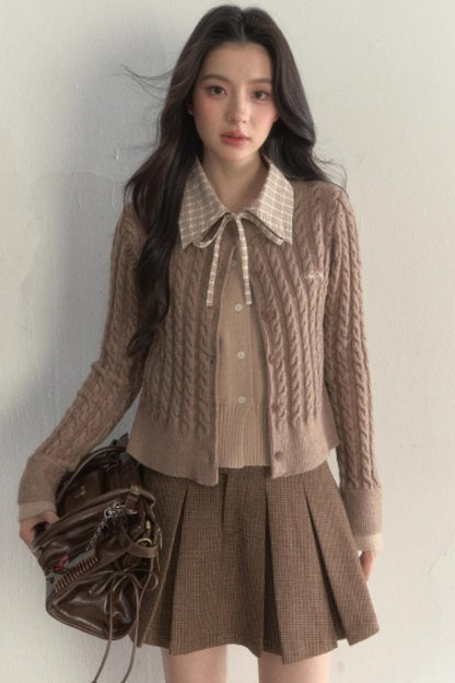 Fake Two Gentle Knit Sweaters