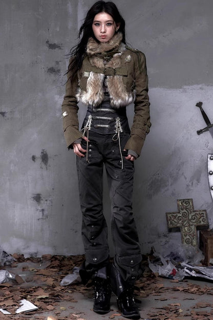 Vintage Knight Leather Waist Seal