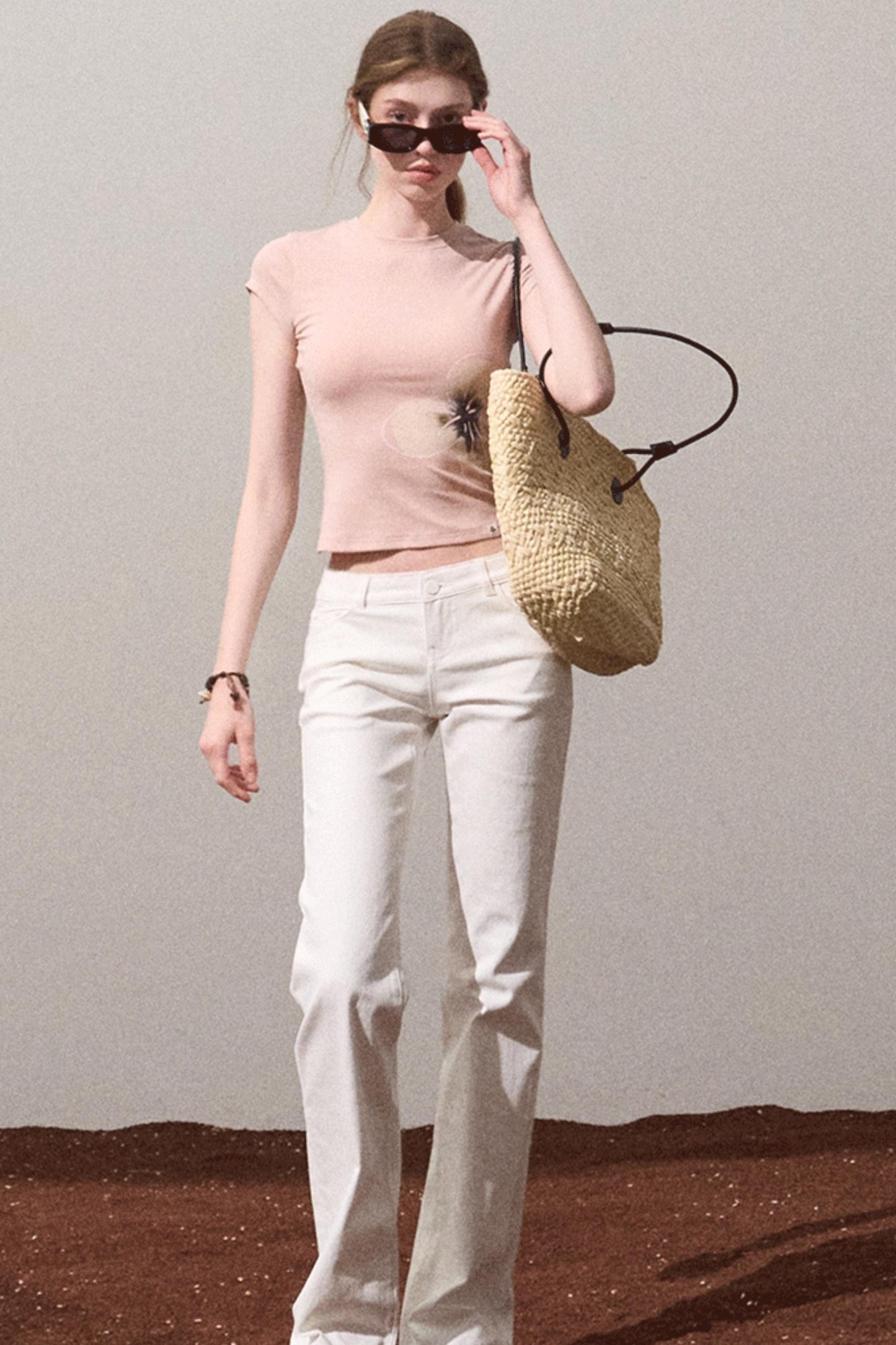 Begonia Bloom Slim Fit T-Shirt