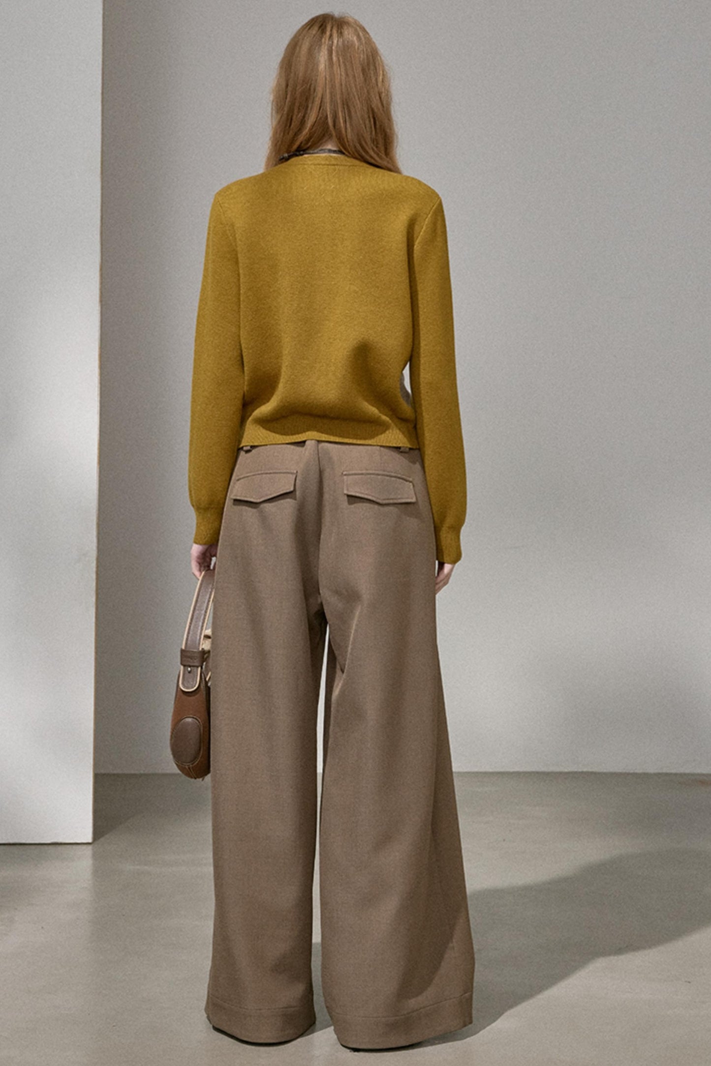 Retro Color-Blocked Knitted Top