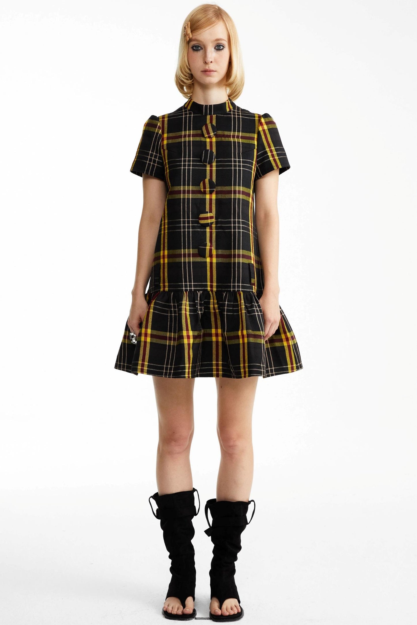 Fall Check Dress