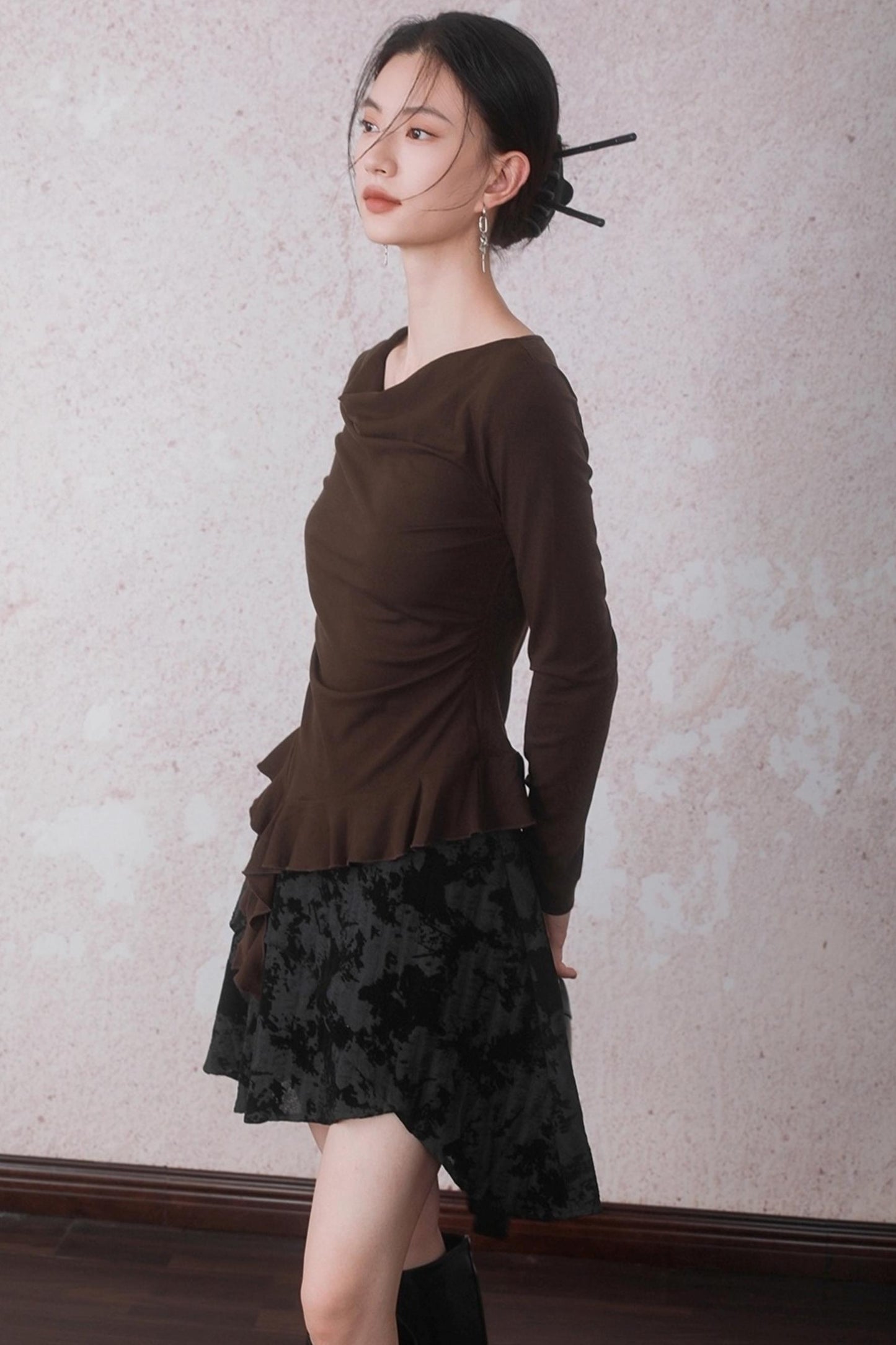 Autumn Cocoa Brown T-shirt