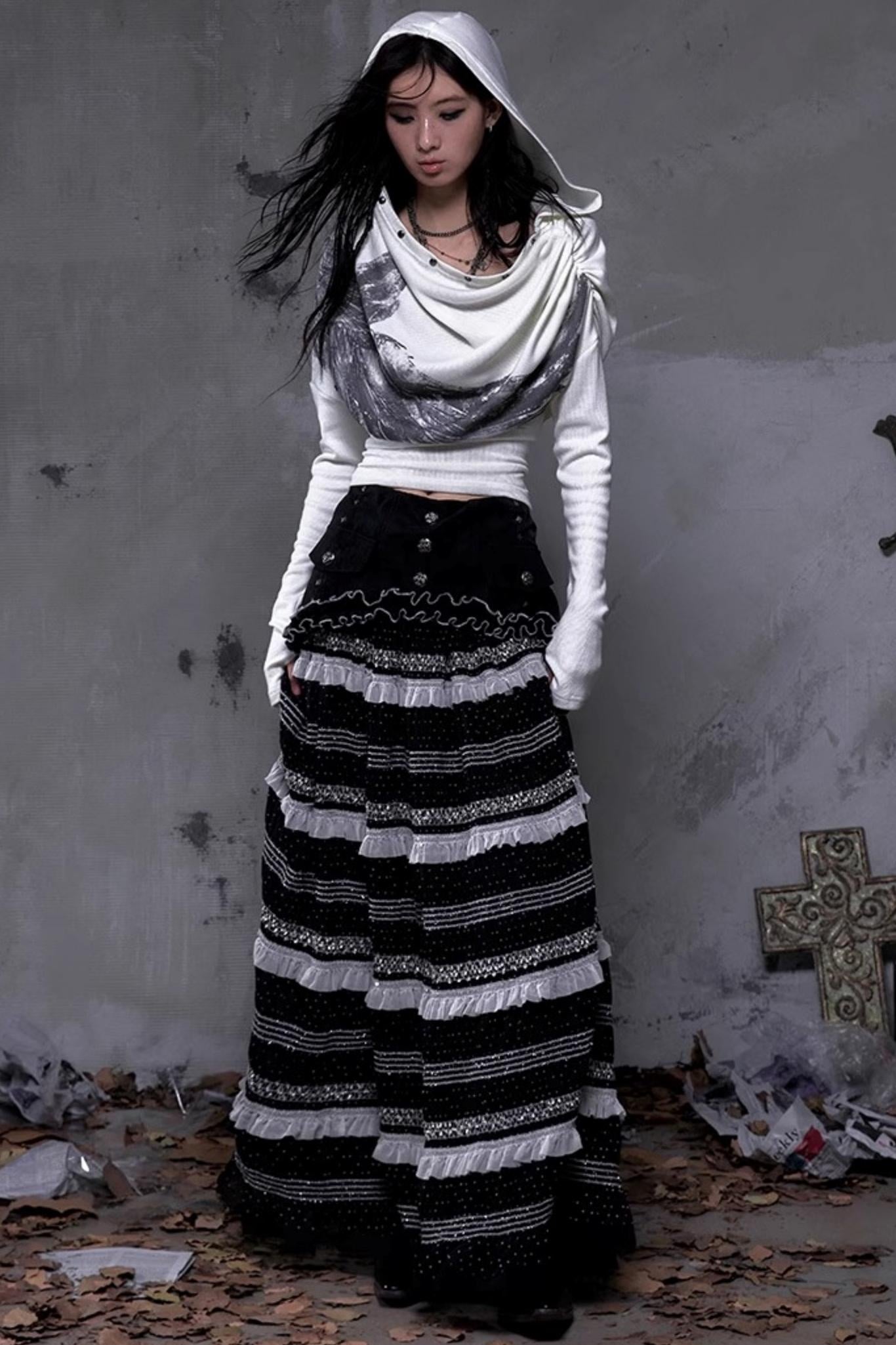 Rock Daughter Lace A-Line Skirt