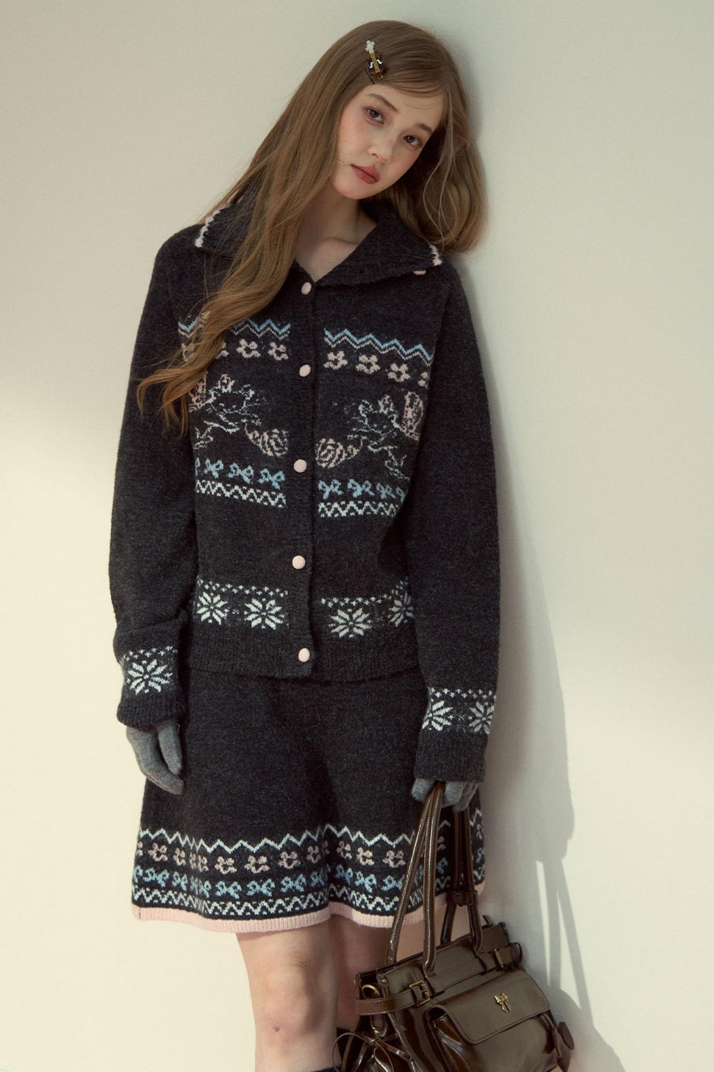 Sunset Fair Knitted Top & Skirt Set-Up