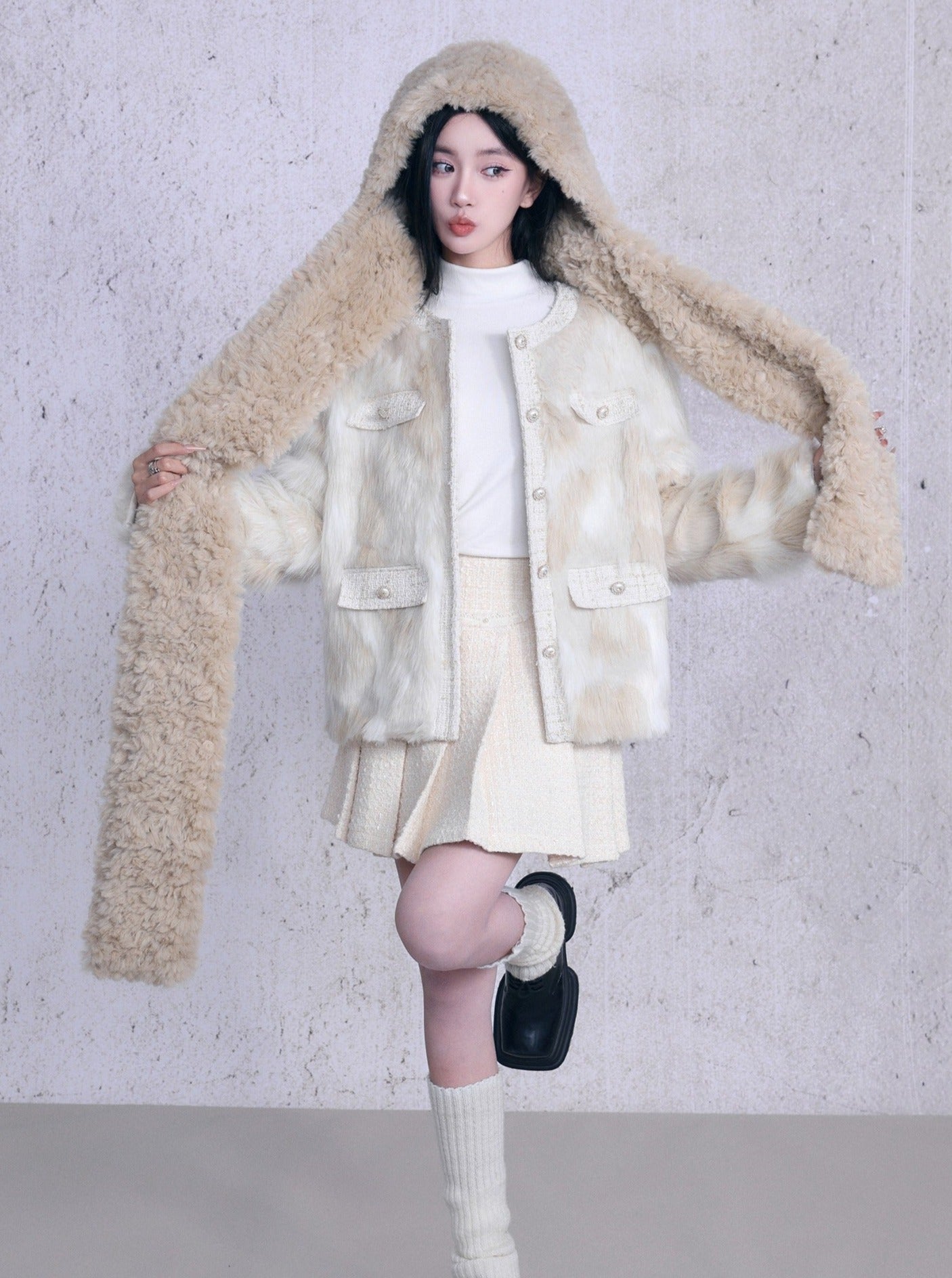 Fur Small Plush Jacket