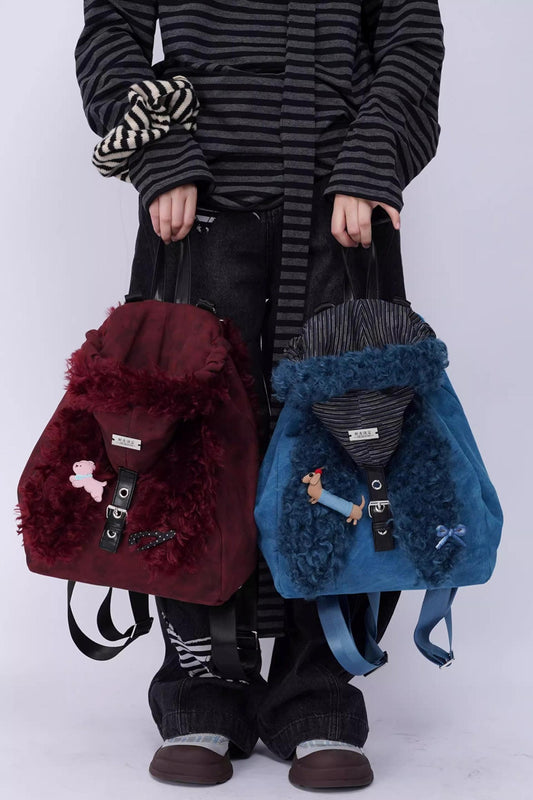 Ear Furry Crossbody Bag