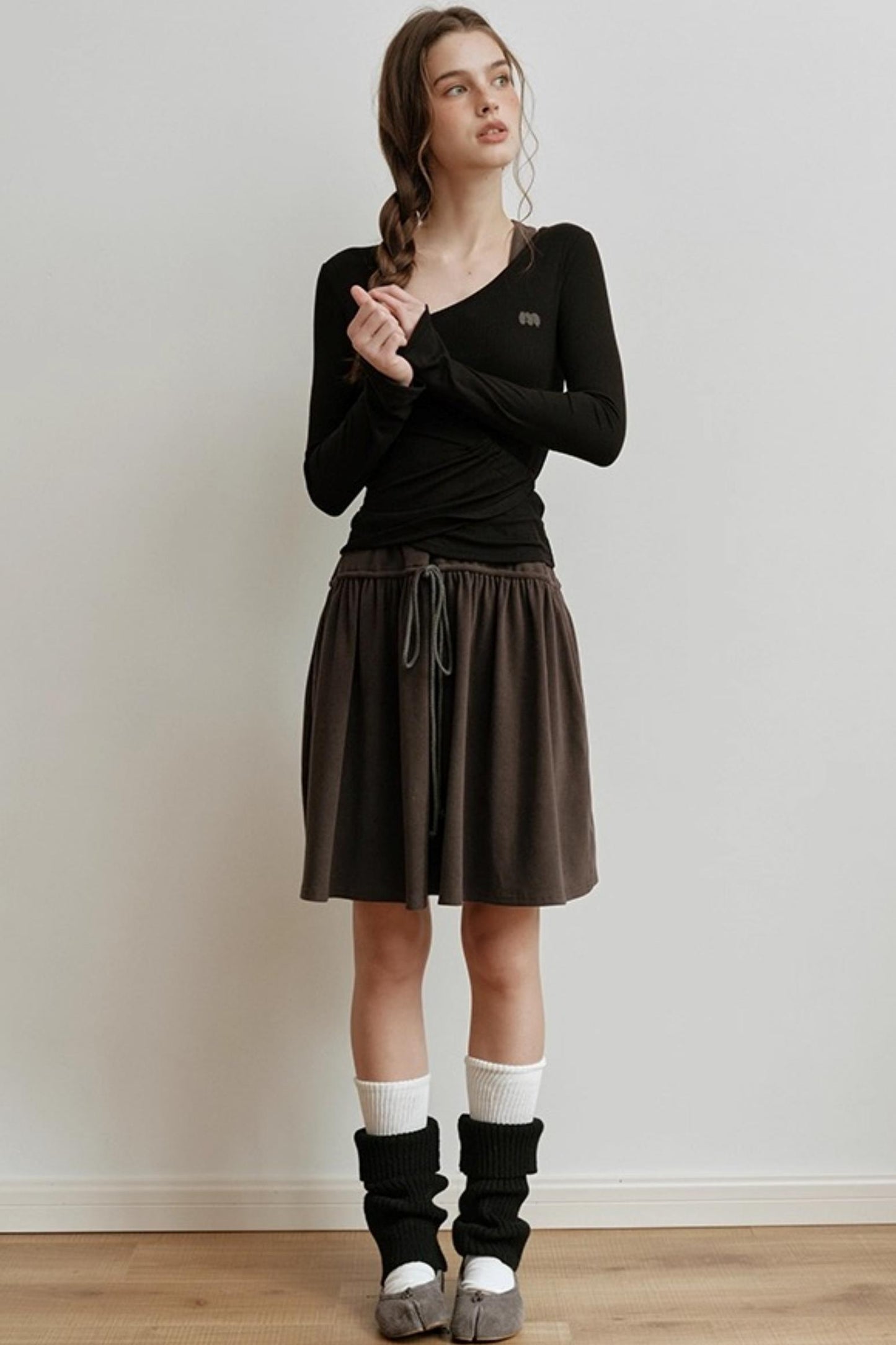 Floral Embroidered Knit Dress