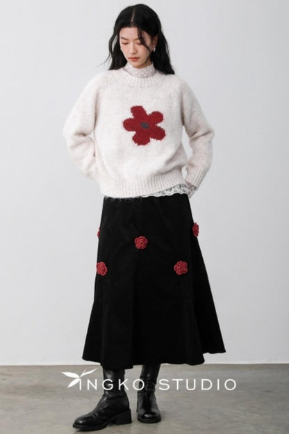 Ingko Cloud Floral Sweater