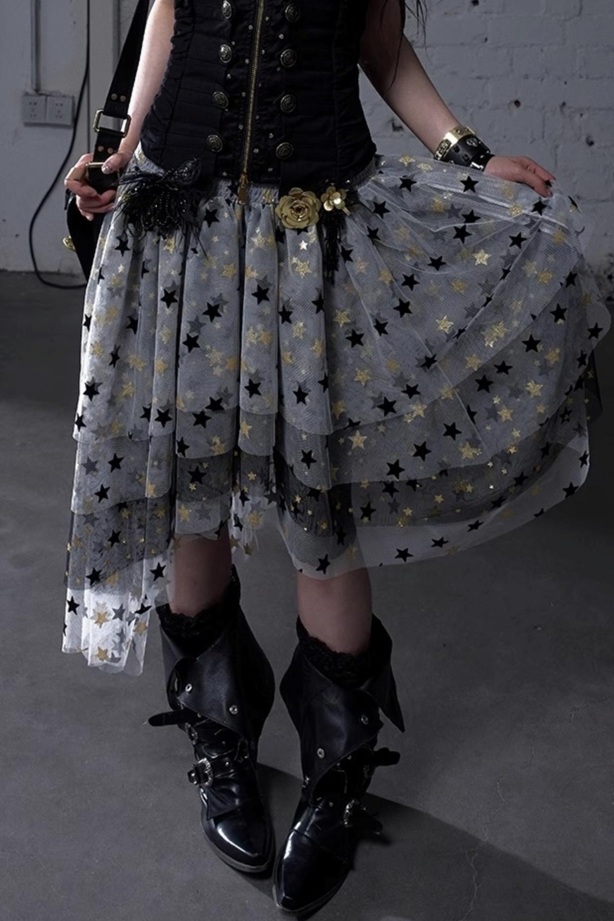 Dreamy Mesh Bustier Gown Dress