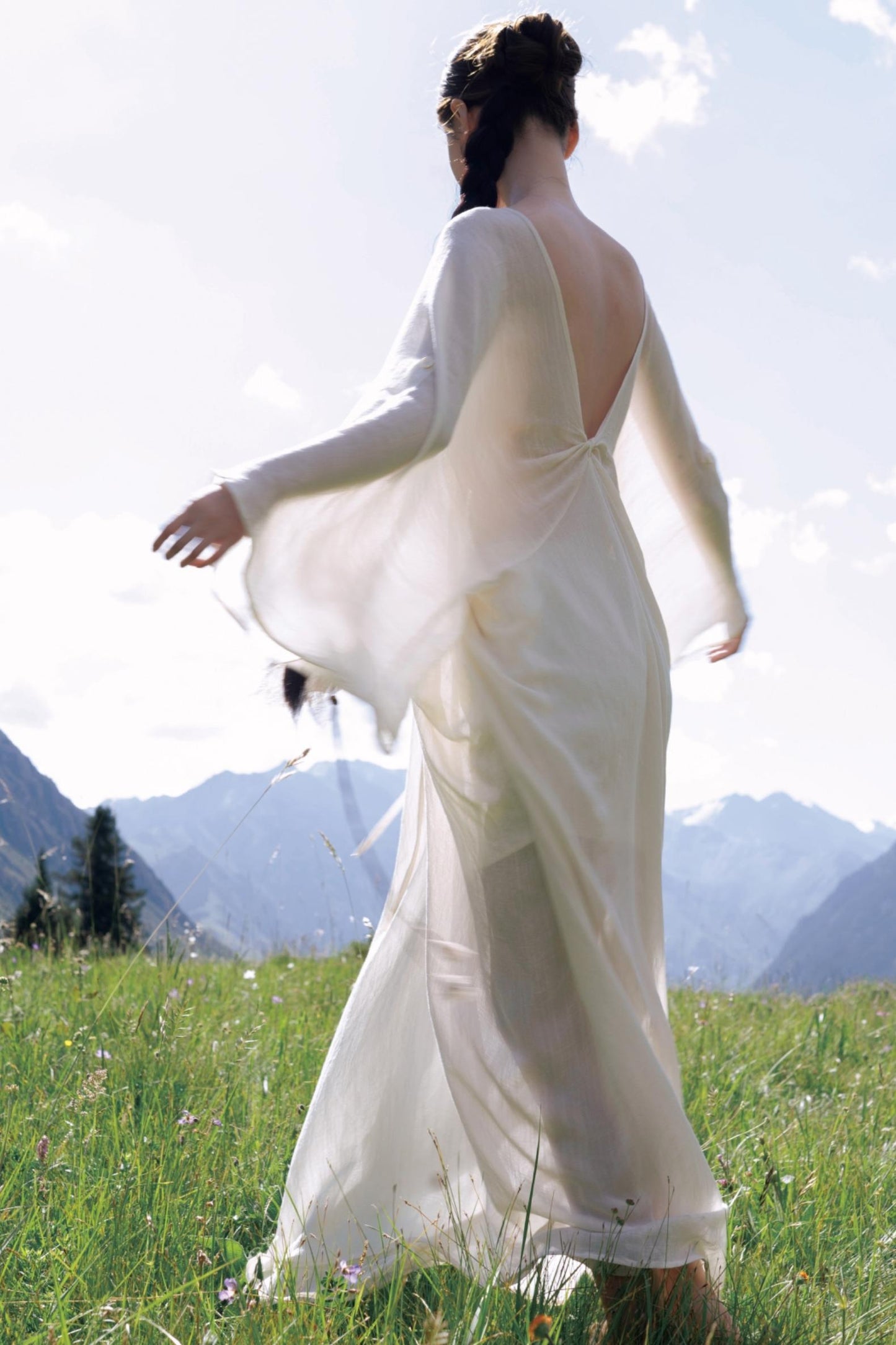 Cool Fairy Bat Sleeve Dress