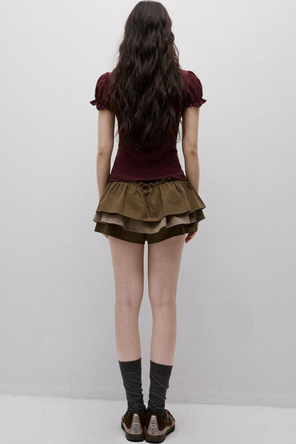 Cleanfit Puff Sleeve T-Shirt