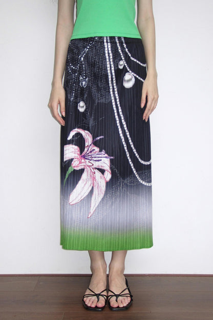 Flora Hemp Pleated Skirt Set-Up