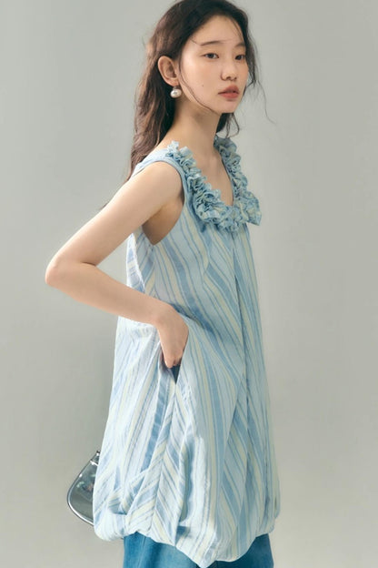 U-Neck Embroidered Dress