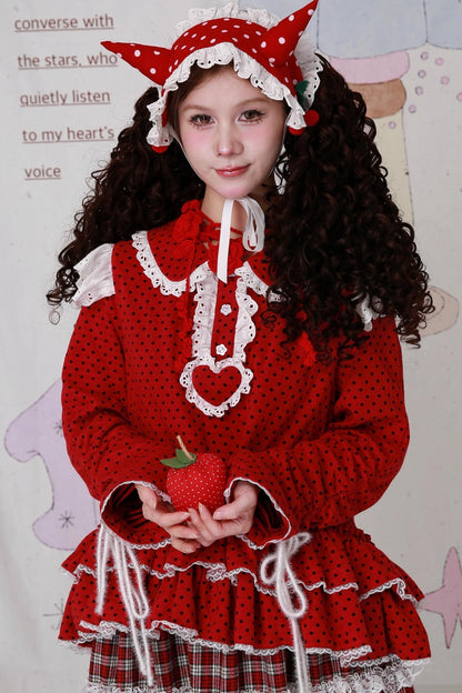 Christmas Girl Fleece Top