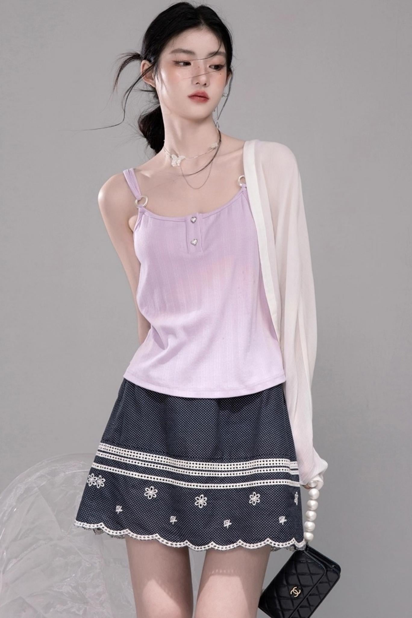 Coconut Sea Embroidered Set