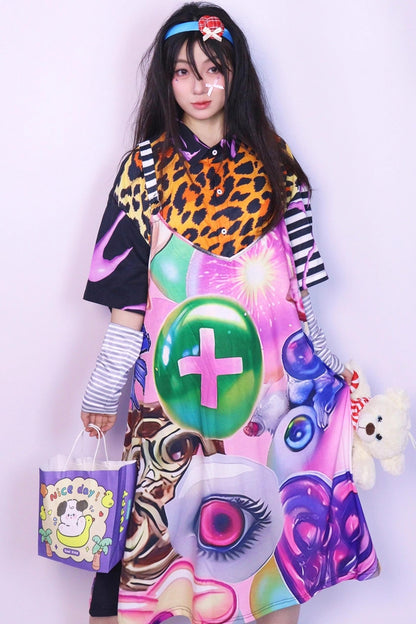 Leopard Gal Short-Sleeved Shirt