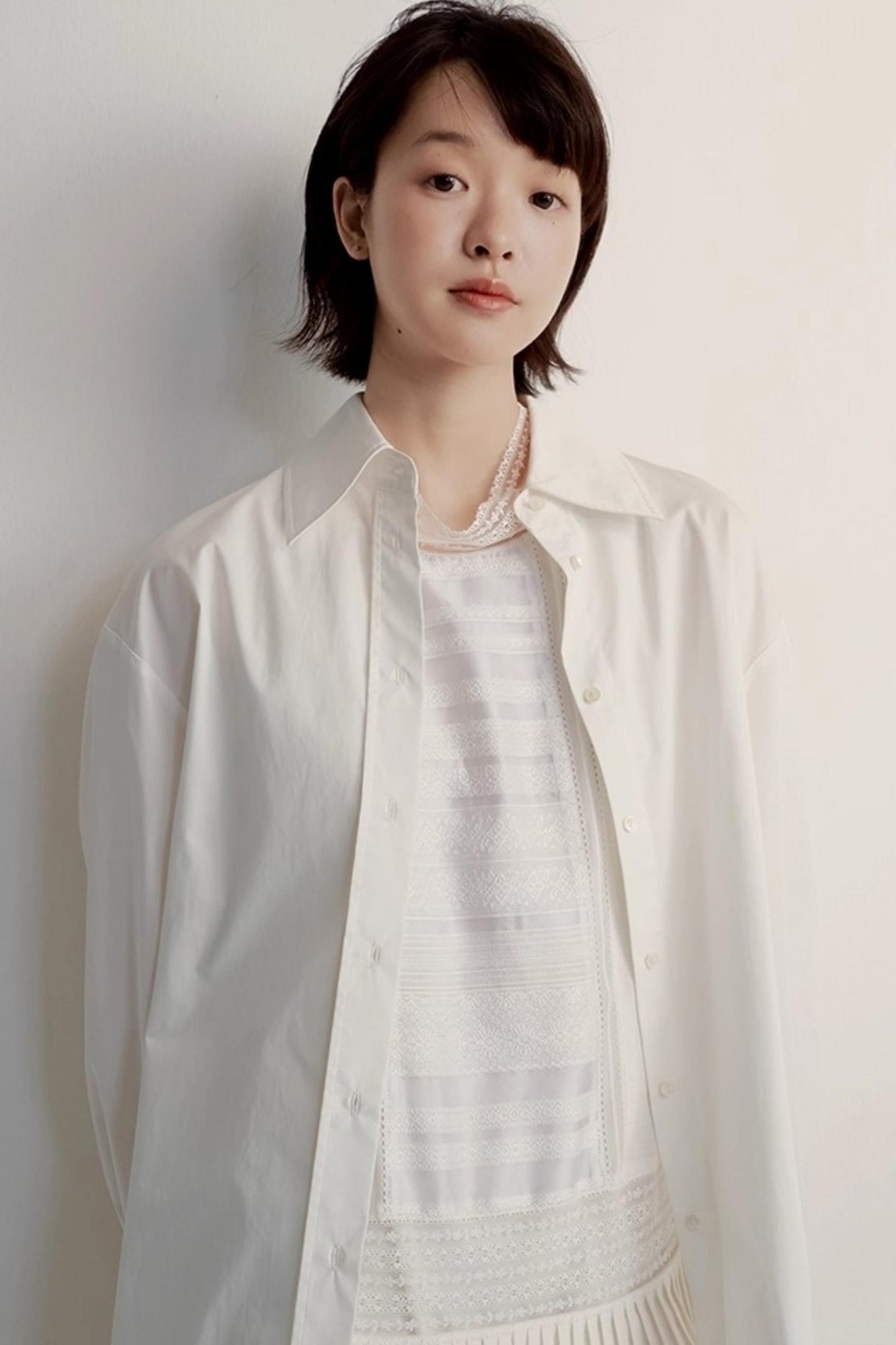 White Boyfriend Shirt