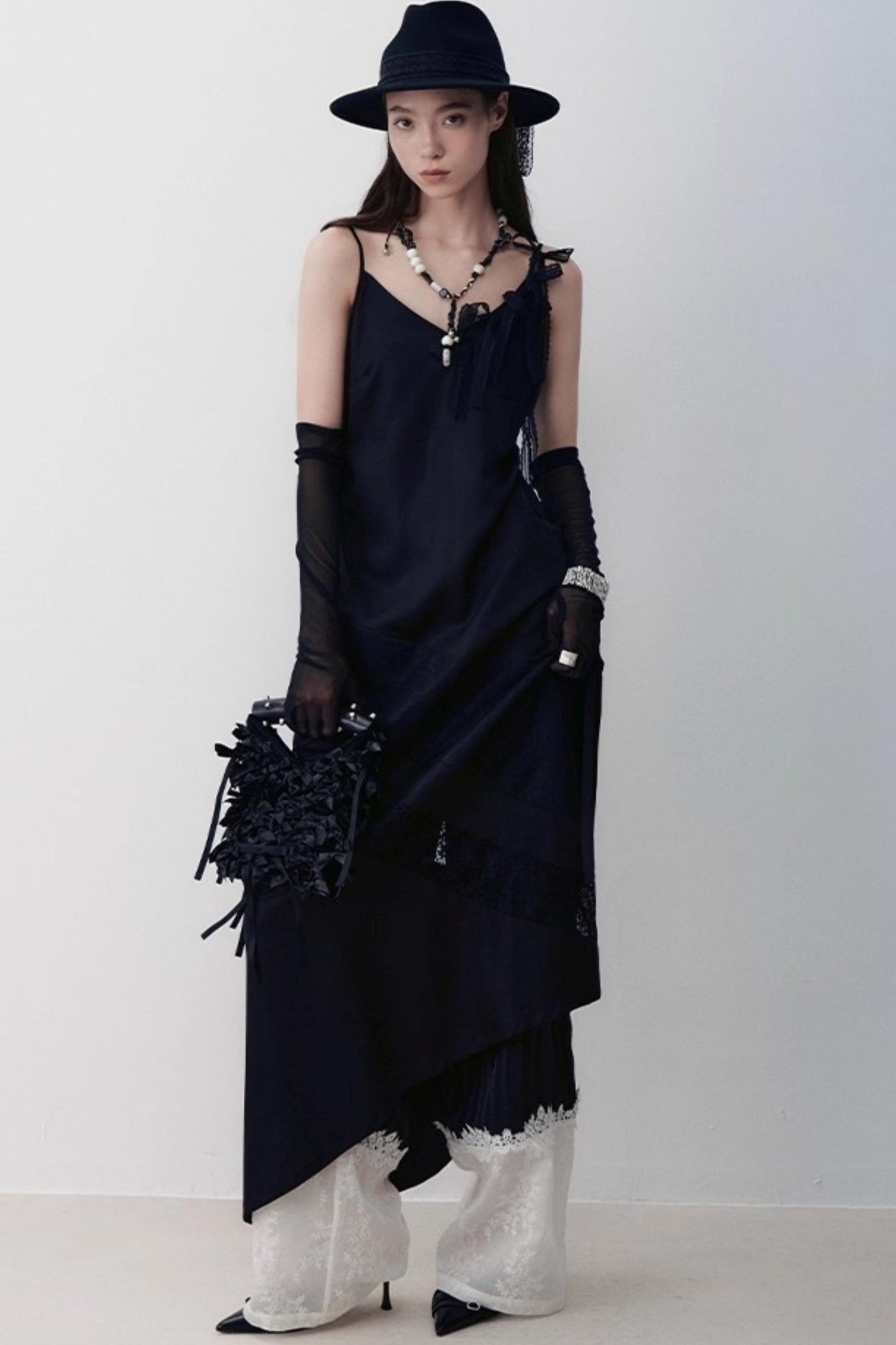 Embroidered Straight Pants