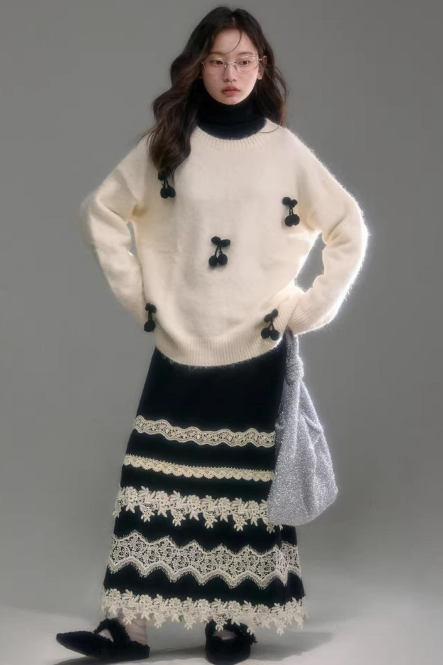 Soft Cloud Ribbed Turtleneck Sweater