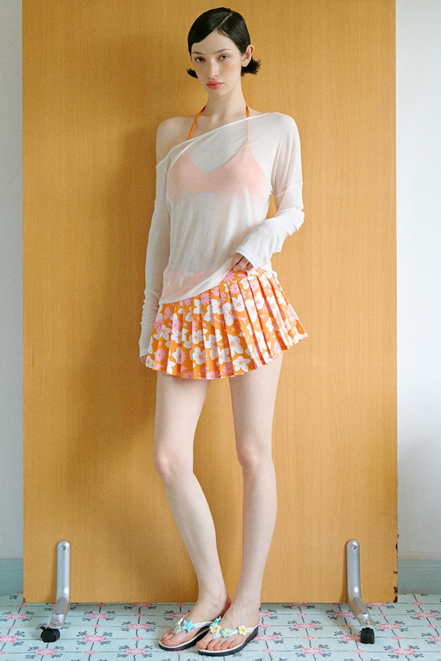 Asymmetrical Sleeve Top Set-UP