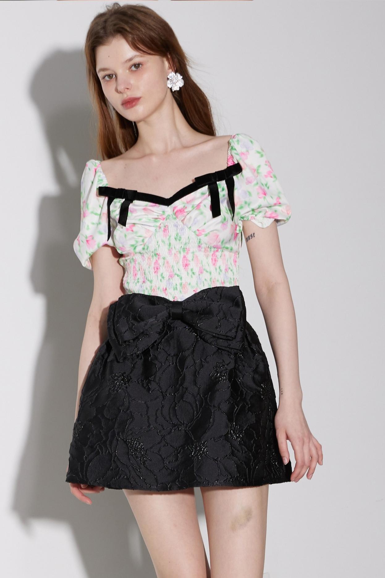 Luxe Jacquard Skirt
