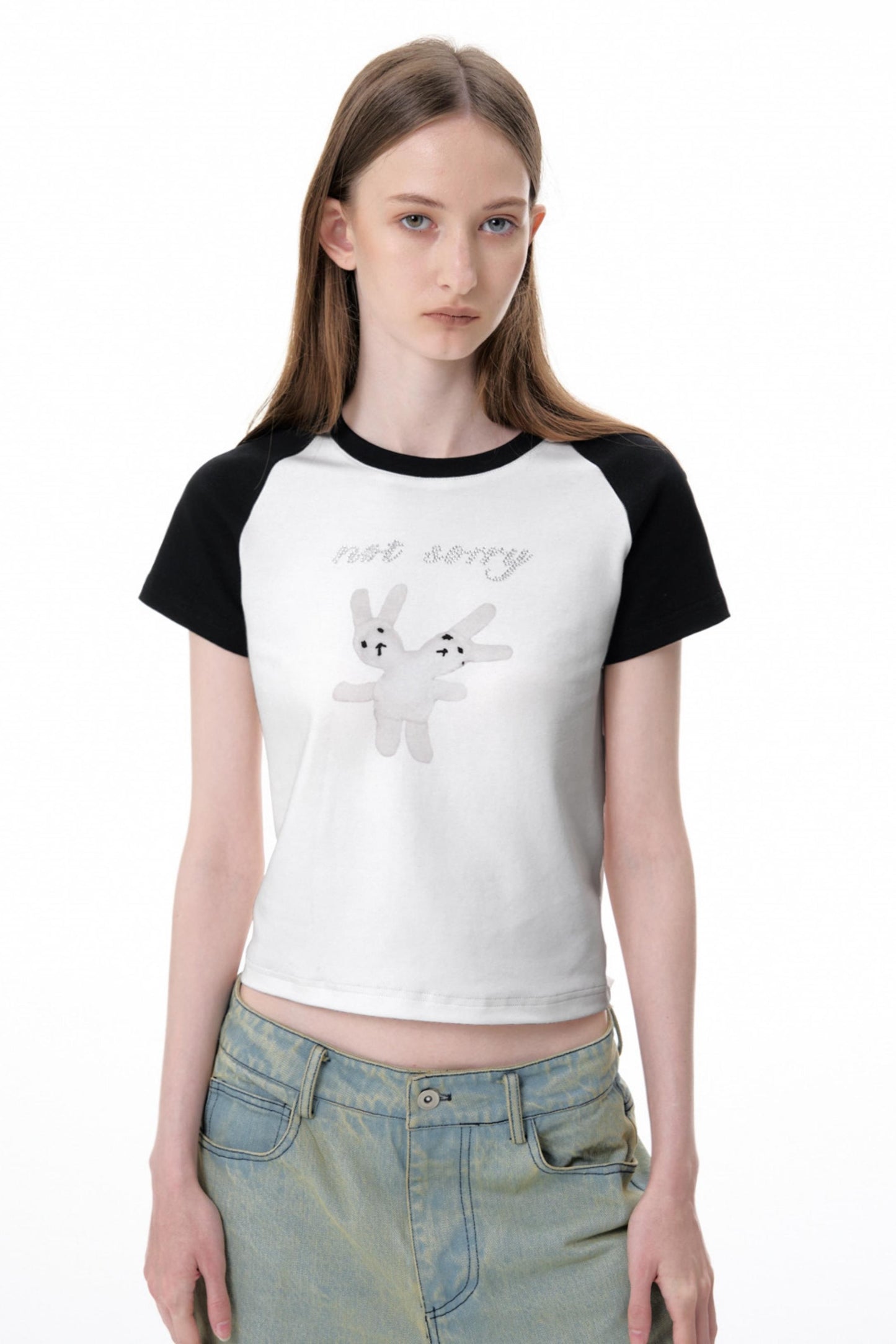 Bunny Rhinestone Tee