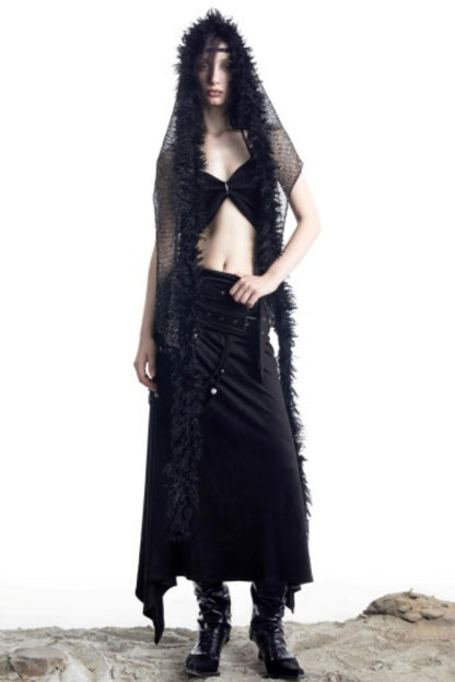 Snow Particles Wool Scarf