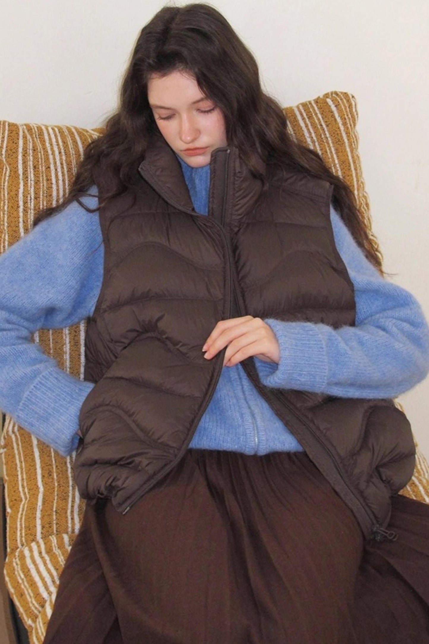 Moonlight Irregular Down Vest