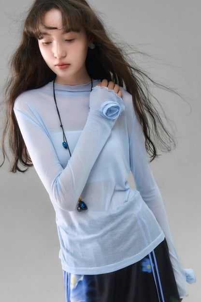 Original Island Rose Tencel Knit Top