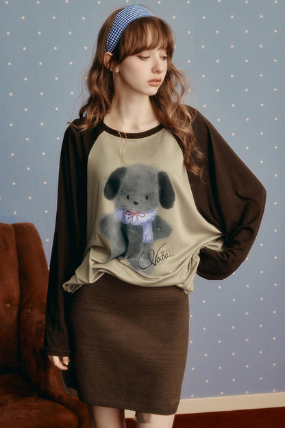 Simple Wool Tight Slim Skirt