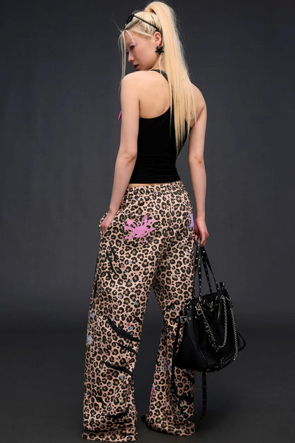 Sweatpants mit Leopardenmuster