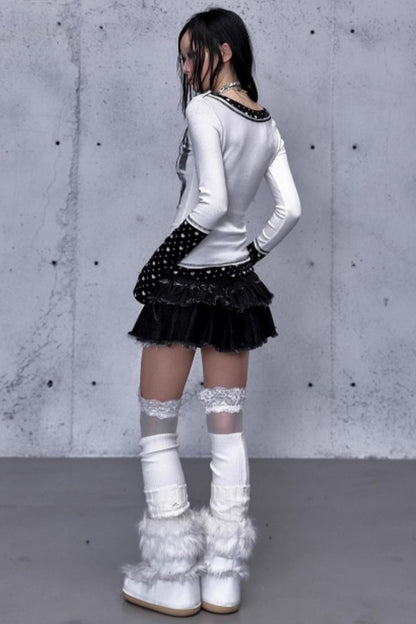 Retro Vintage Patchwork Top