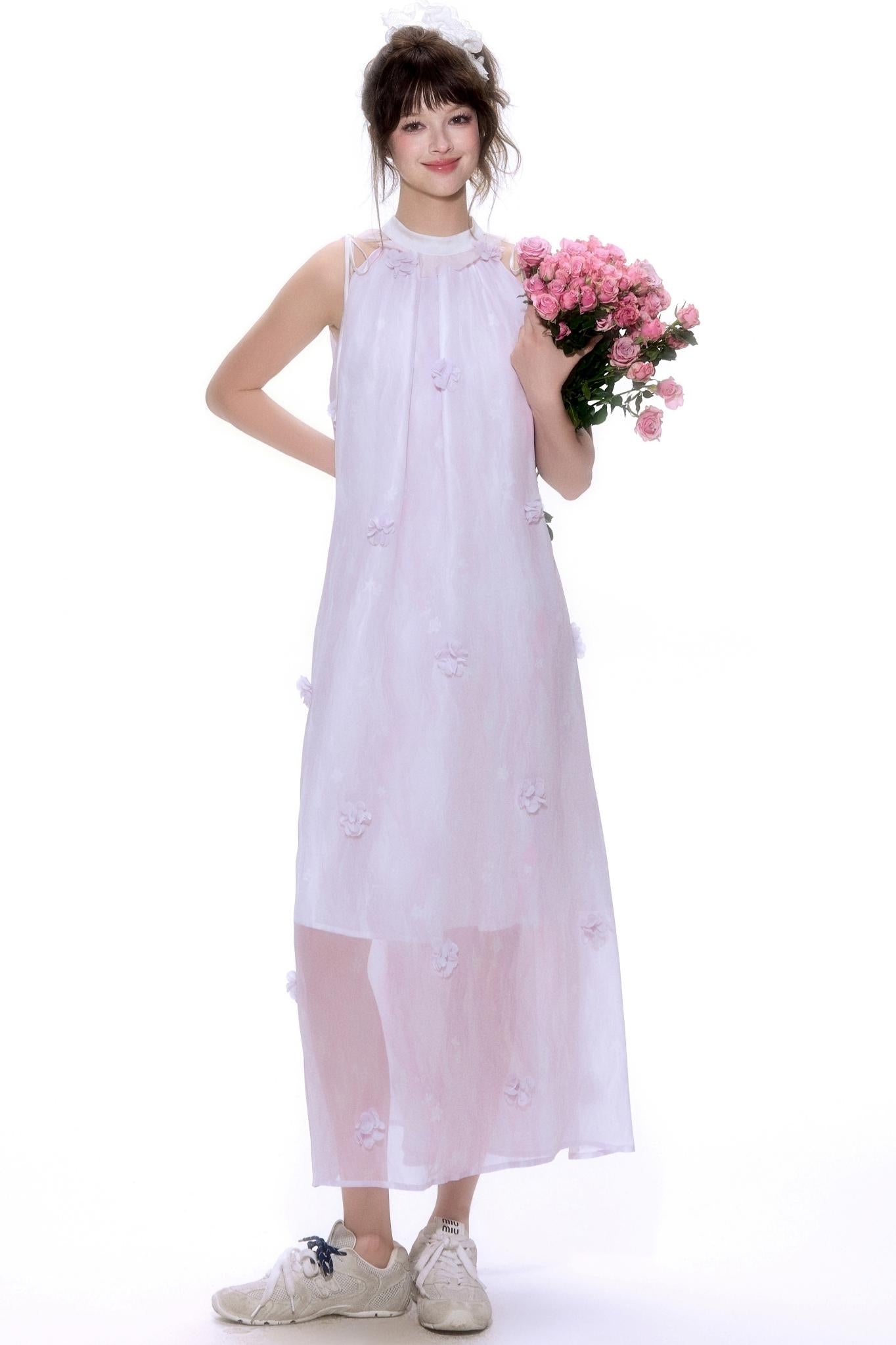 Floral Fairy Chiffon Dress