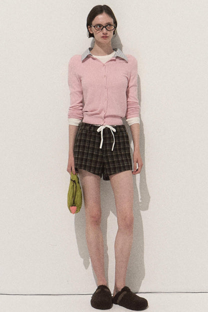 Slim Fit Wool Knit Top