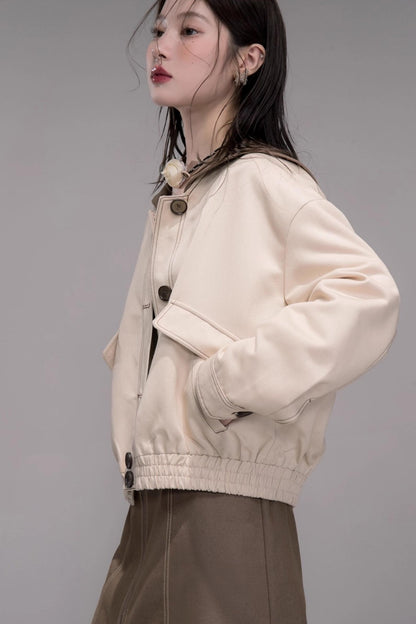 Mountain Apricot Navy Denim Jacket Set-Up