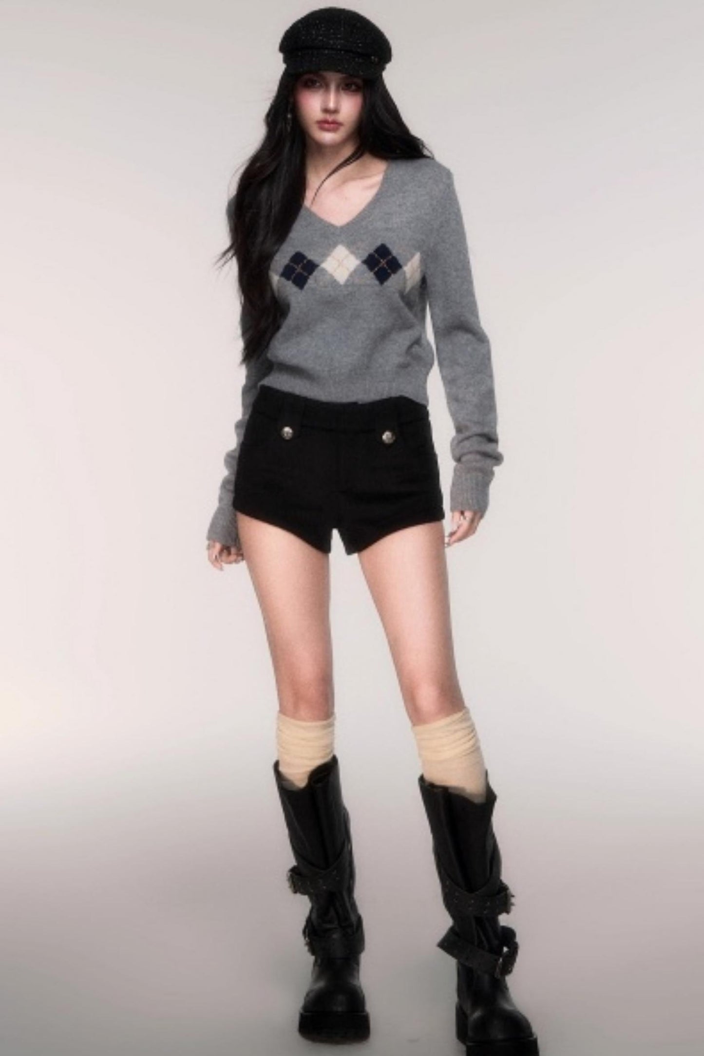 Woolen A-Line Versatile Shorts