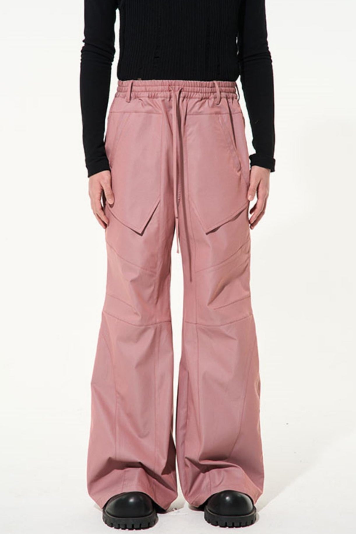 Chic Cropped Twill Pants