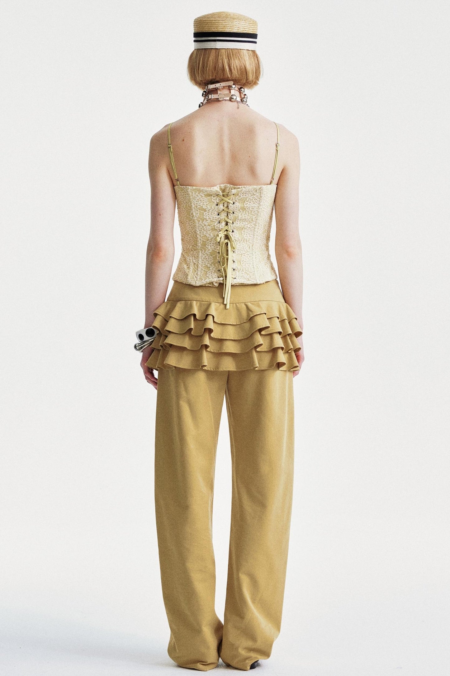 Light Yellow Lace Camisole