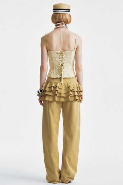 Light Yellow Lace Camisole